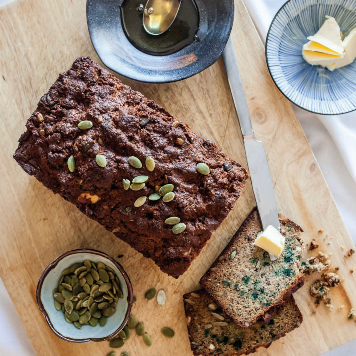 Healthy Seeded Bread Recipe (Gluten-Free High-Protein Nut & Seed Loaf)
