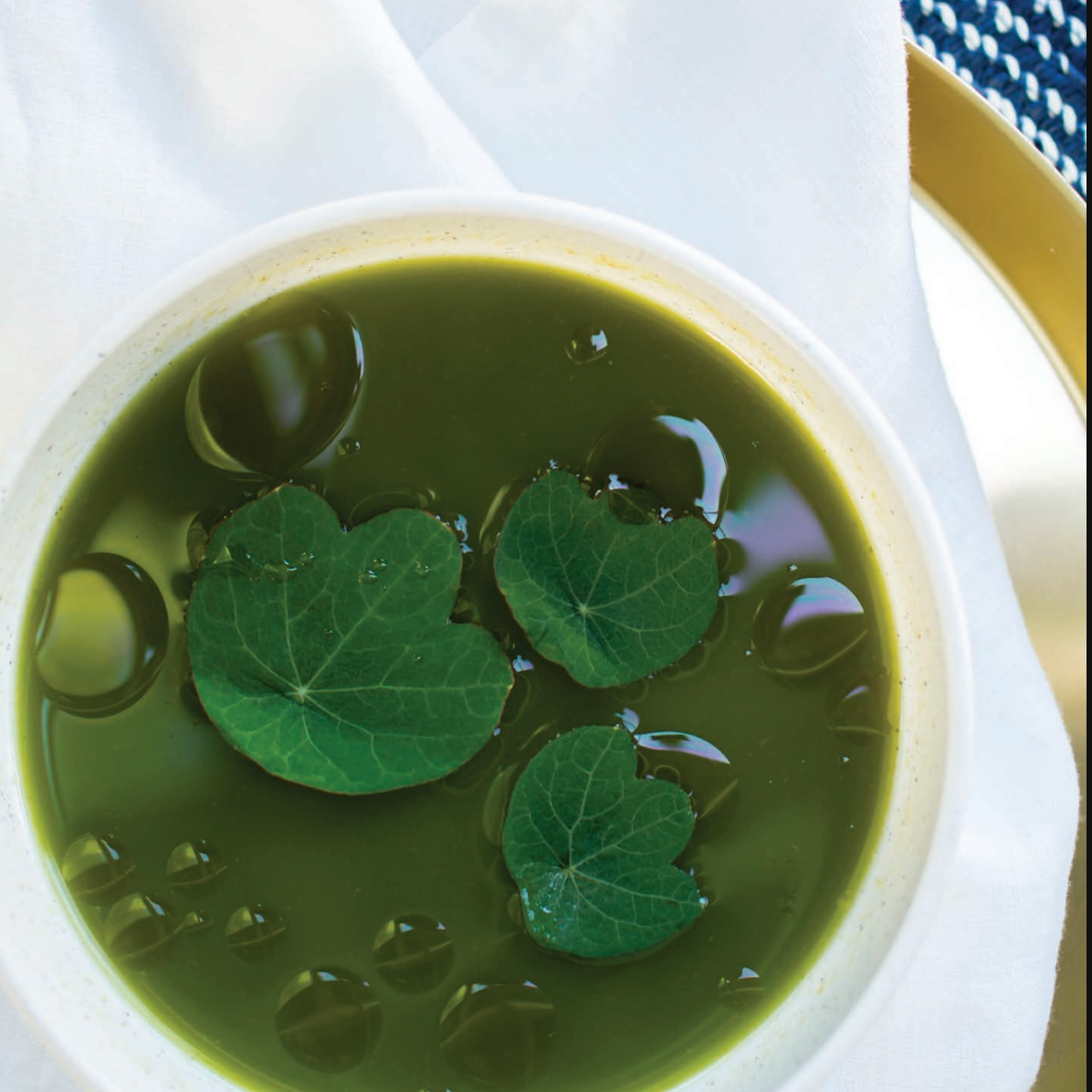 Creamy Green Detox Soup Recipe (Broccoli, Cauliflower & Parsley Vegetable Soup)