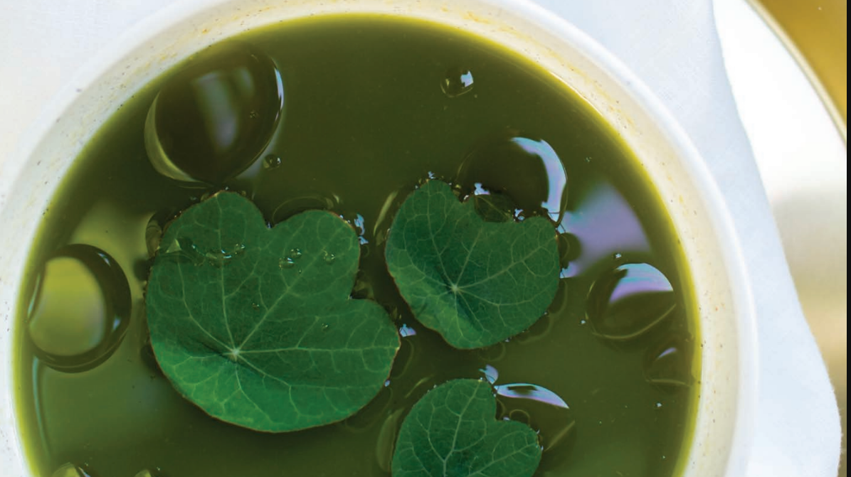 Creamy Green Detox Soup Recipe (Broccoli, Cauliflower & Parsley Vegetable Soup)