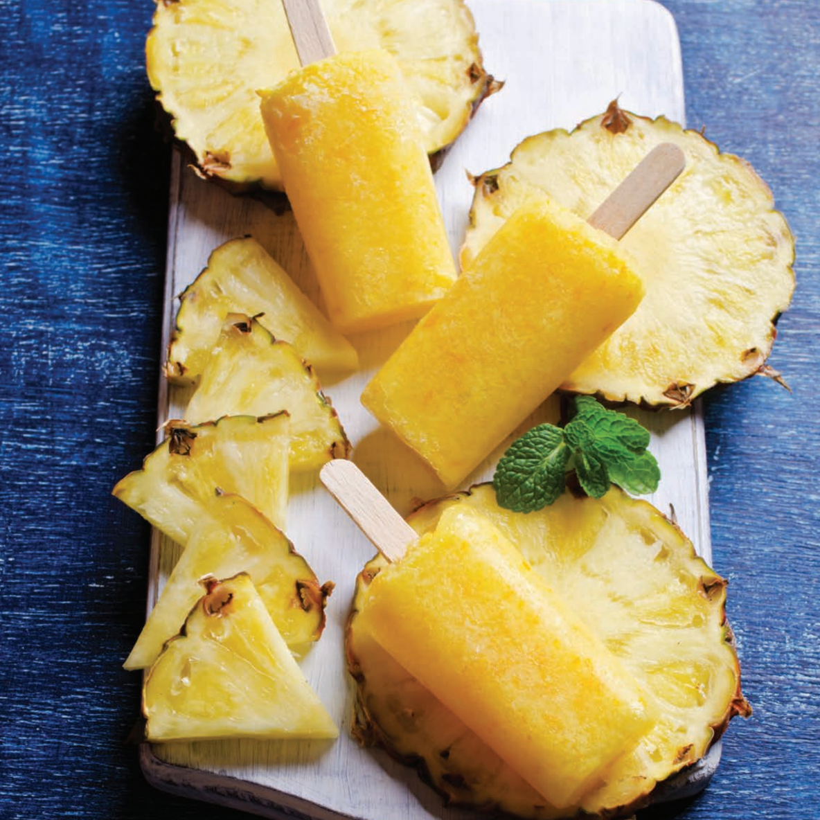 Healthy Frosty Fruit Ice Blocks Recipe (Gut-Friendly Gelatin Pops with Pineapple & Mango)