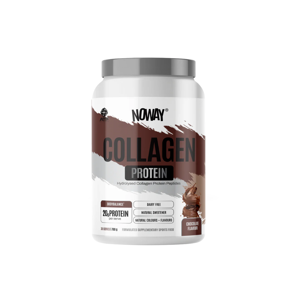 Noway Collagen Protein container on a white background