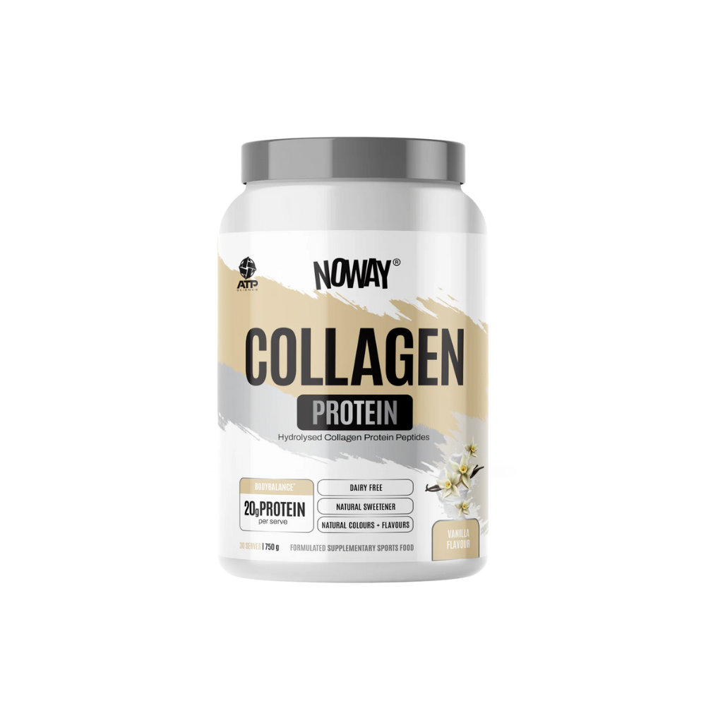 Noway Collagen Protein container on a white background