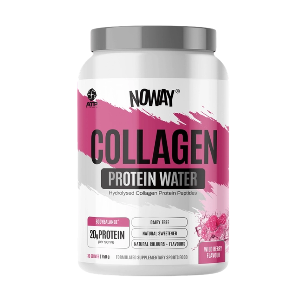 A refreshing, dairy-free collagen protein water with BODYBALANCE® peptides. Light Wild Berry flavour, perfect for post-workout hydration.