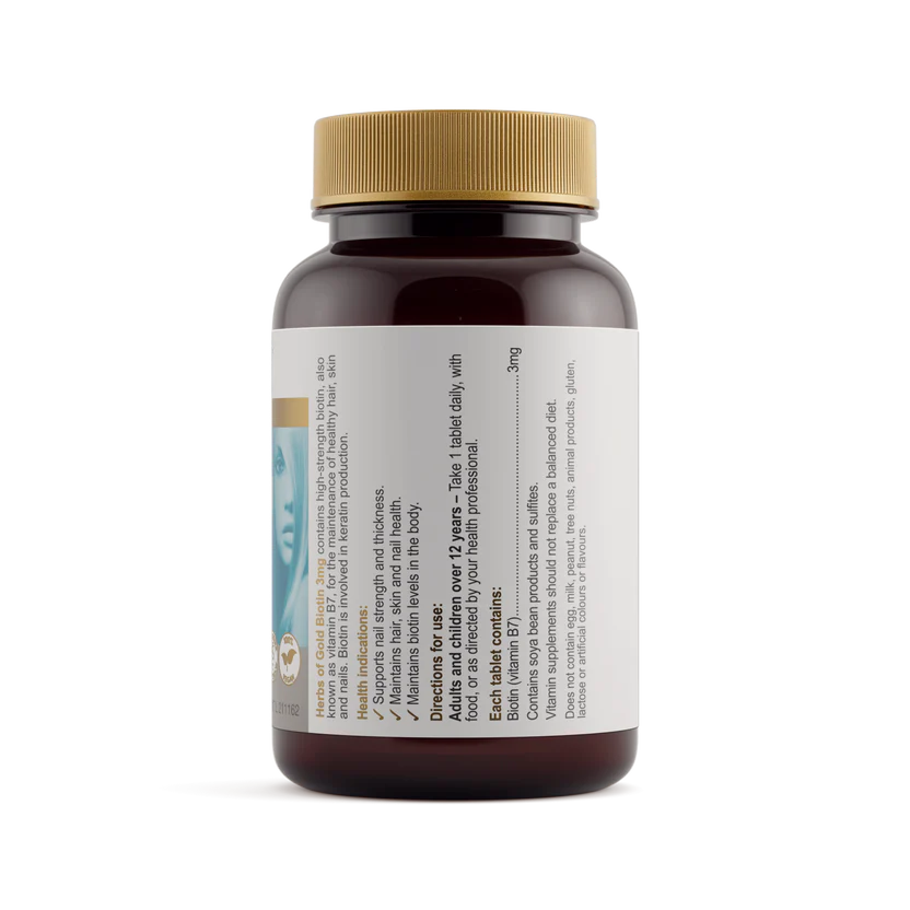 Ingredients for Herbs of gold biotin
