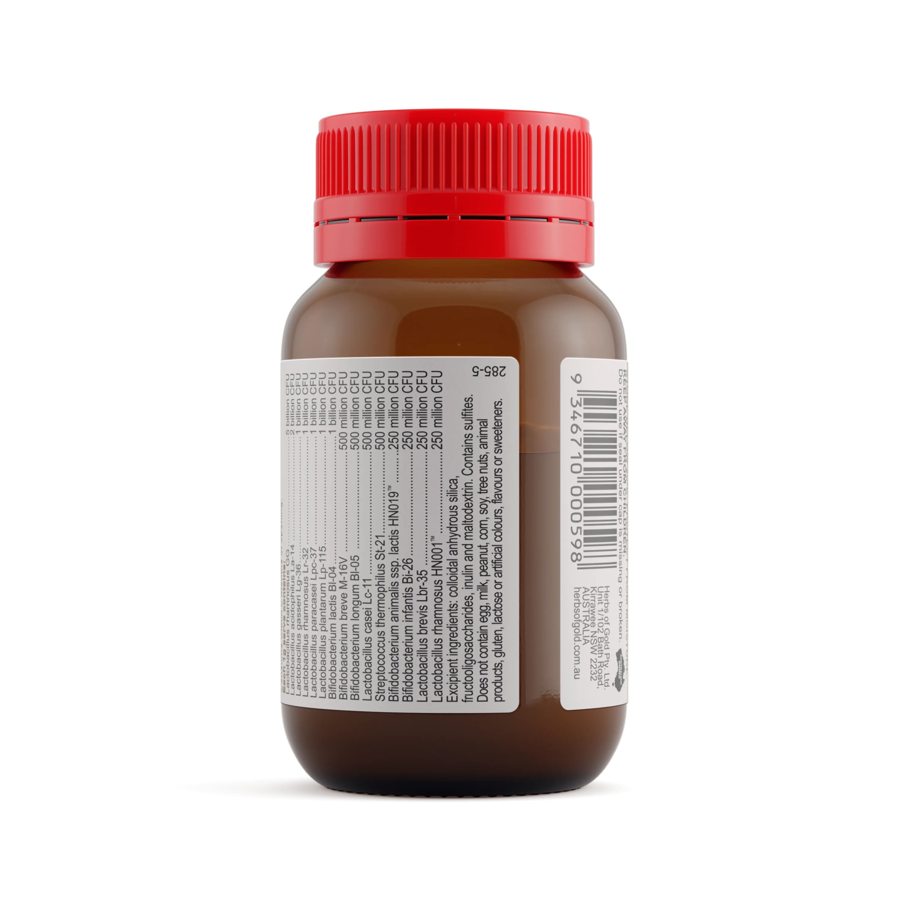 Herbs of Gold Children's Probiotic 15 Billion - Ingredients and Dosage