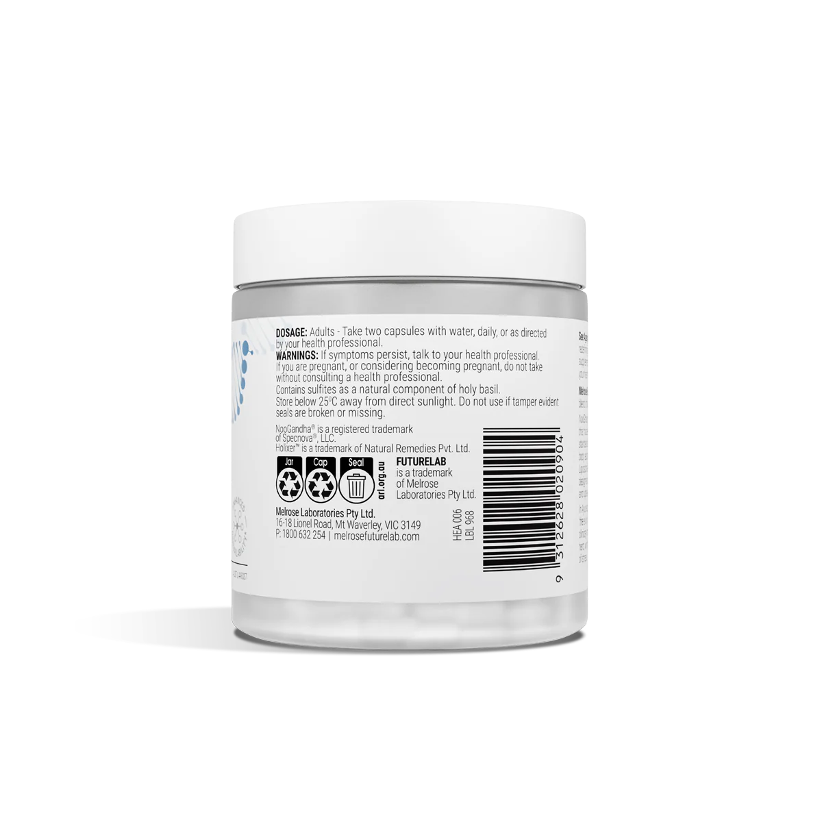 Melrose FutureLab Neuro-Stress Modulator 60 Hard Veggie Capsules