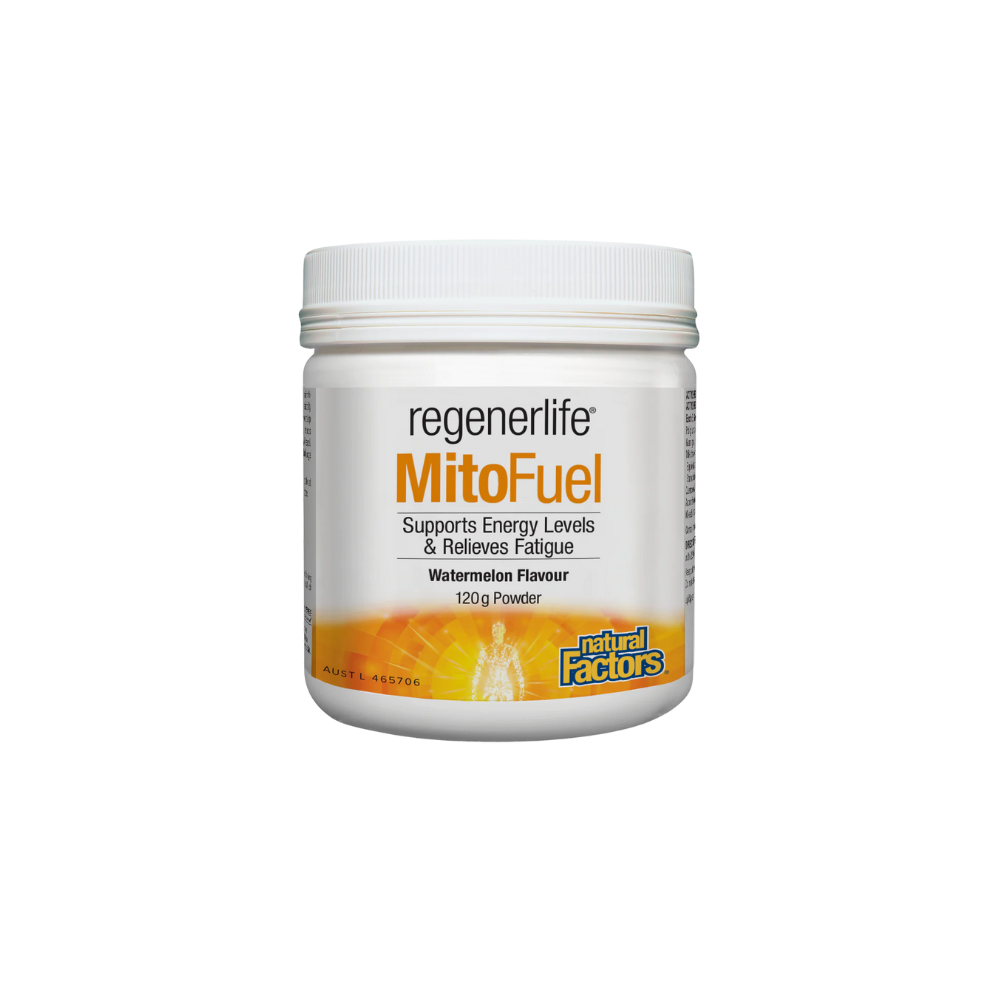 regenerlife MitoFuel supplement container on a white background