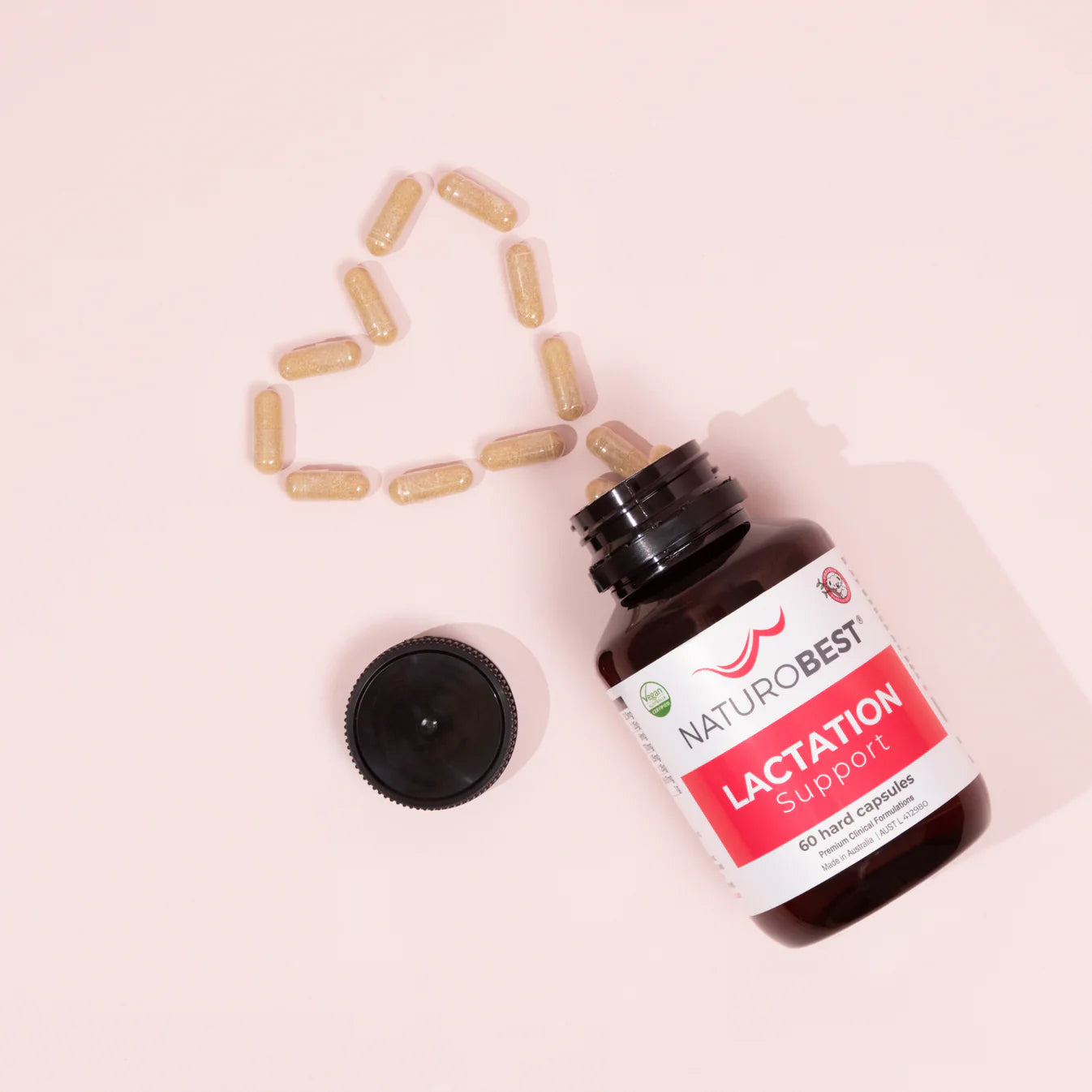 Boost breast milk supply with NaturoBest Lactation Support. Nourishing Apothecary.
