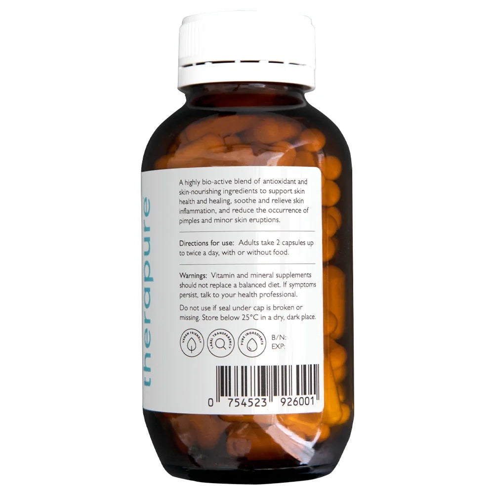 Vitamin supplement bottle with label on a white background