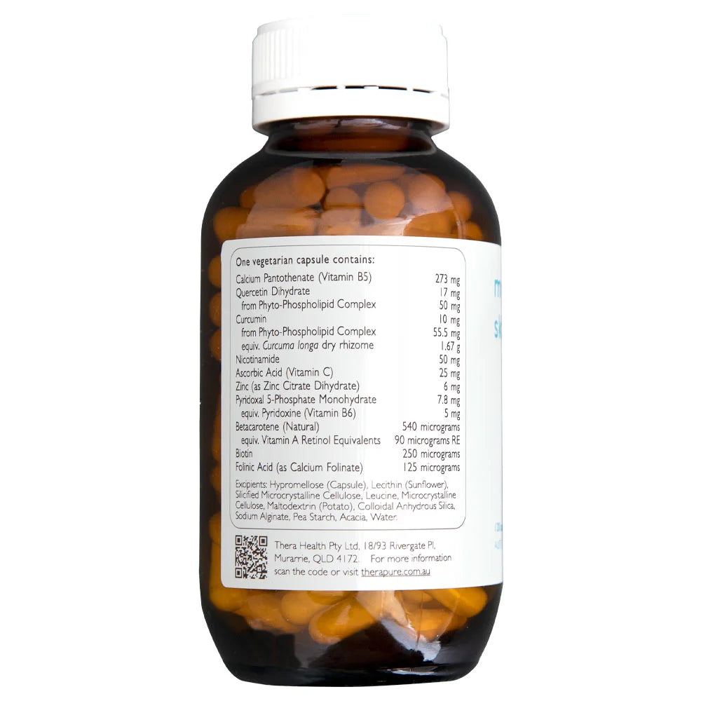 Vitamin supplement bottle with label on a white background