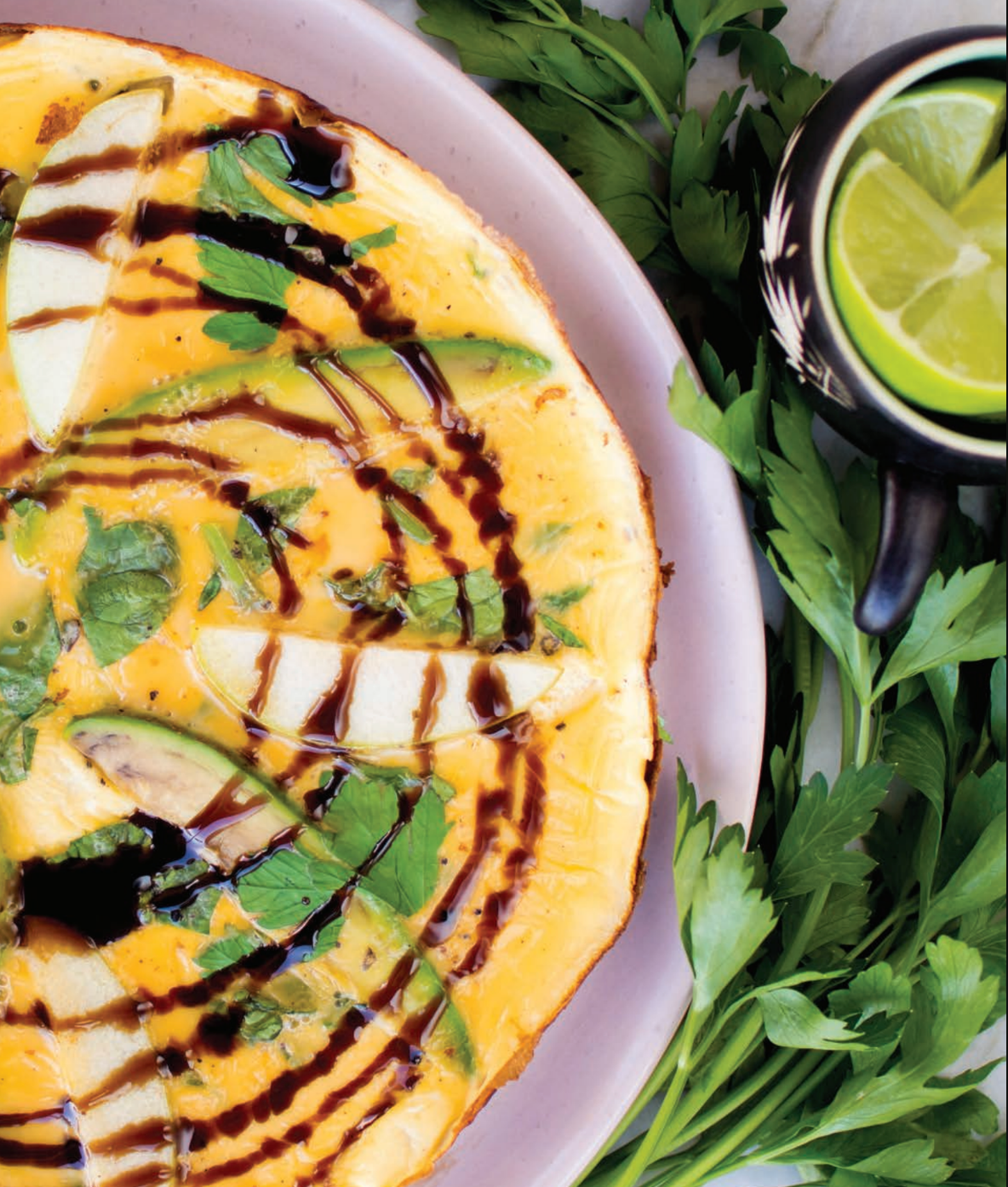 Healthy Green Omelette Recipe with Spinach, Apple & Avocado (High-Protein Breakfast)