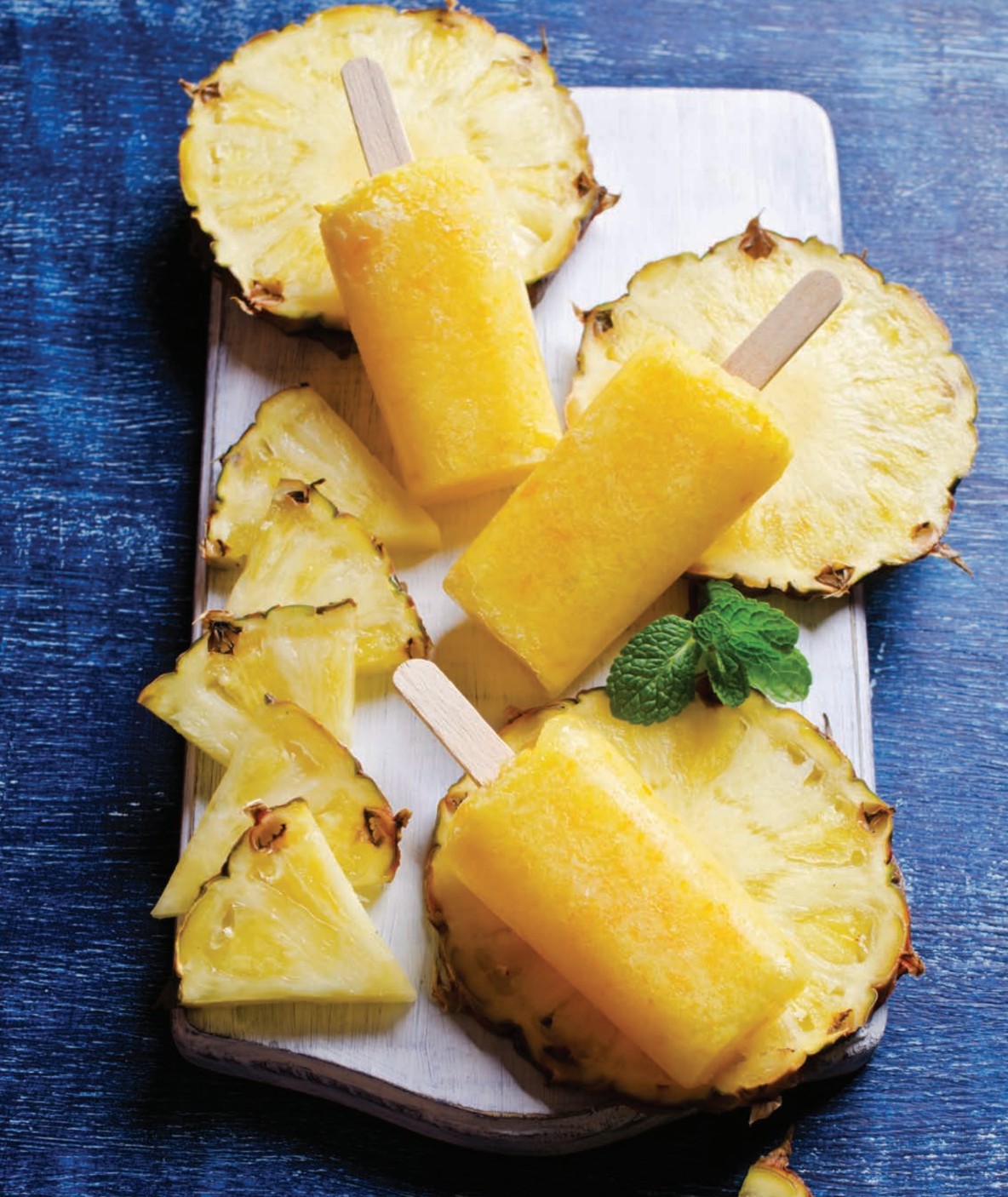 Healthy Frosty Fruit Ice Blocks Recipe (Gut-Friendly Gelatin Pops with Pineapple & Mango)