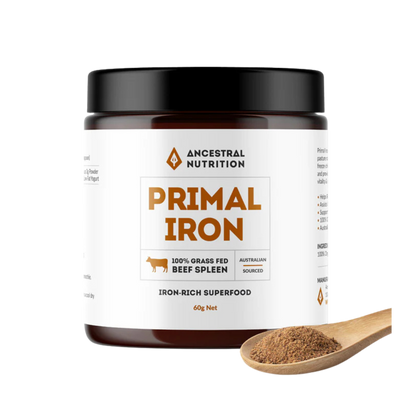 Ancestral Nutrition Primal Iron 100% Beef Spleen Powder 60g