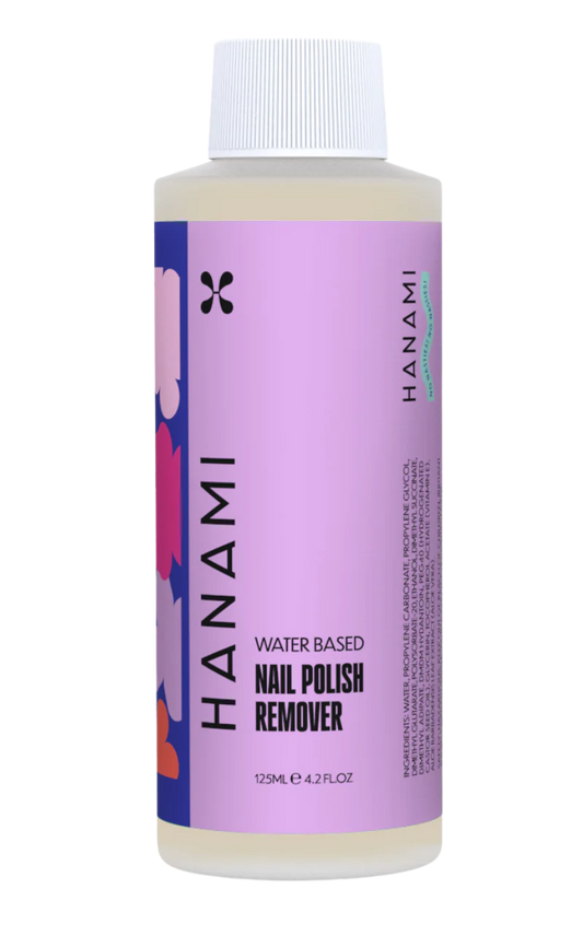 Hanami Nail Polish Remover Water Based Liquid Unscented 125ml - Nourishing Apothecary