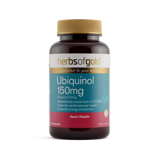 Herbs of Gold Ubiquinol 150mg- 60 capsules