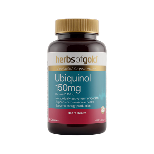 Herbs of Gold Ubiquinol 150mg- 60 capsules