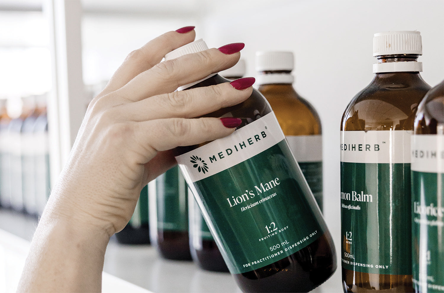 Close-up of natural ingredients used in creating fertility treatments at Nourishing Apothecary.