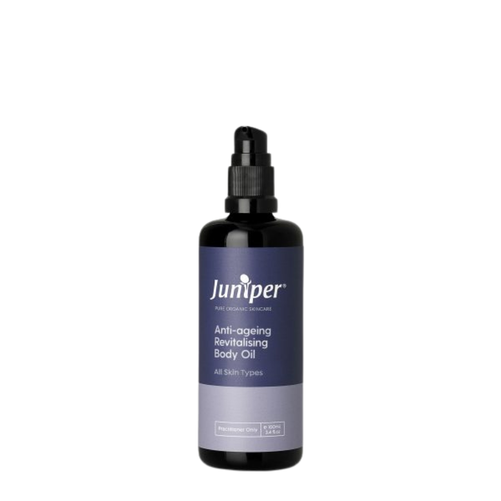 Juniper Anti-Ageing Revitalising Body Oil - Hydrating skin treatment.