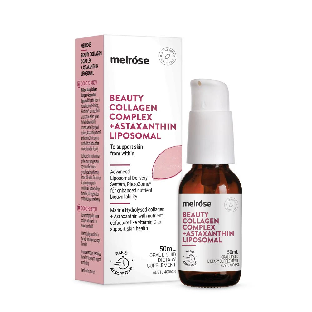 Melrose Beauty Collagen Complex + Astaxanthin Liposomal - Nourishing Apothecary