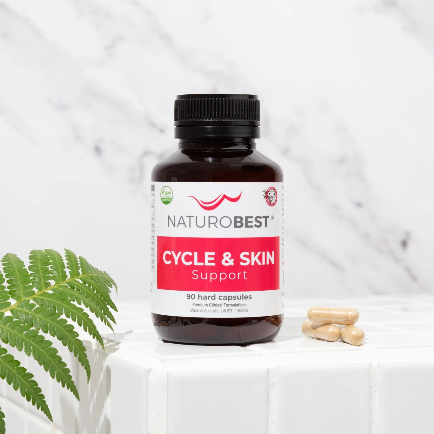 NaturoBest Cycle & Skin Support- Suitable for Women with PCOS - Nourishing Apothecary