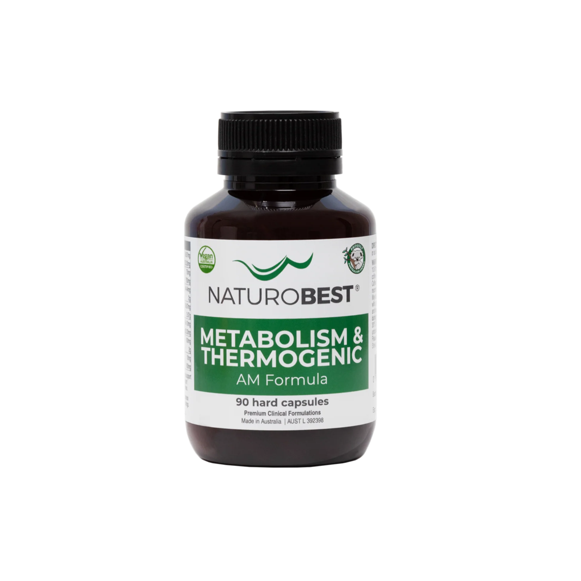 NaturoBest Metabolism & Thermogenic AM Formula- 90 capsules - Nourishing Apothecary