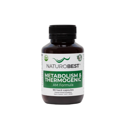 NaturoBest Metabolism & Thermogenic AM Formula- 90 capsules - Nourishing Apothecary