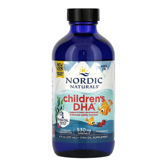 Nordic Naturals Childrens DHA Strawberry-237mL - Nourishing Apothecary