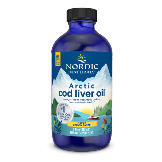 Nordic Naturals- Arctic Cod Liver Oil- 237ml -Lemon