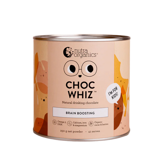 Nutra Organics Choc Whiz Brain Boosting + Gut Loving- 250g