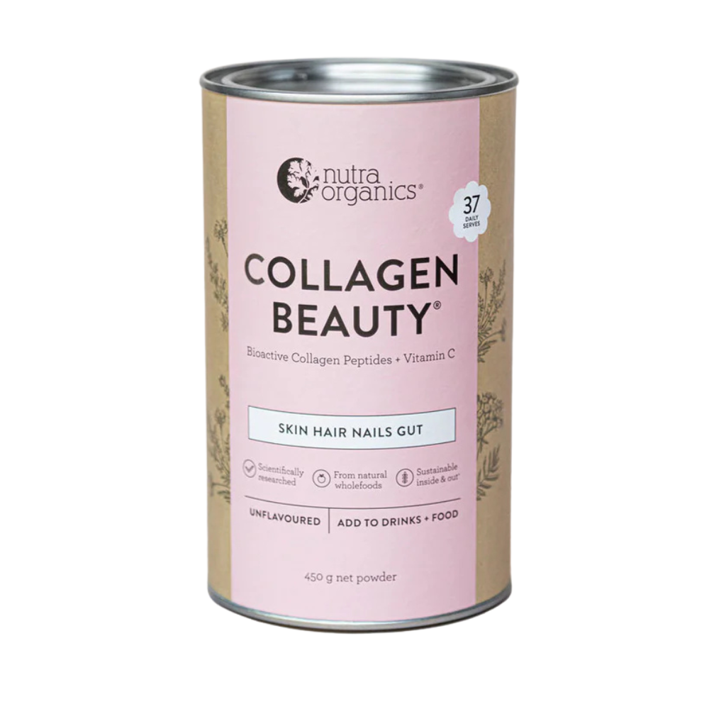 Nutra Organics Collagen Beauty Bioactive Collagen Peptides + Vitamin C