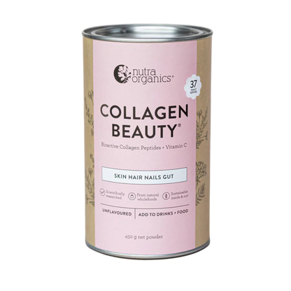 Nutra Organics Collagen Beauty Bioactive Collagen Peptides + Vitamin C