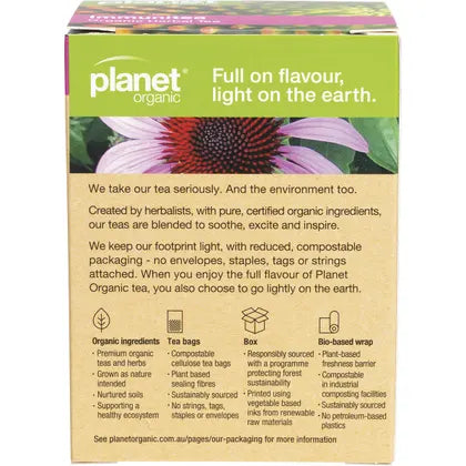 PLANET ORGANIC Herbal Tea Bags Immunitea 25pk - Nourishing Apothecary