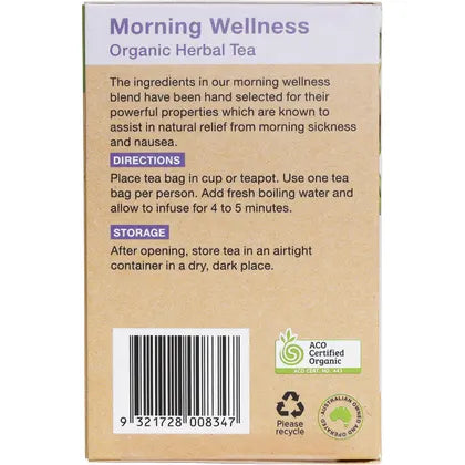 PLANET ORGANIC Herbal Tea Bags New Mother's Morning Wellness 25pk - Nourishing Apothecary