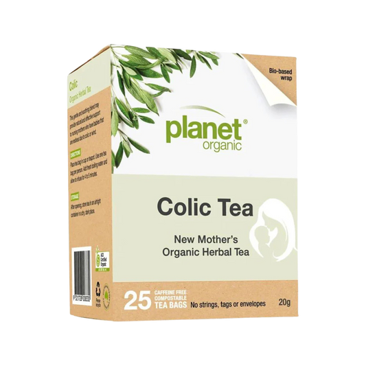 PLANET ORGANIC Herbal Tea Bags New Mother's Colic Tea 25pk