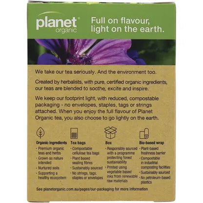 PLANET ORGANIC Herbal Tea Bags Throat Calm 25pk - Nourishing Apothecary