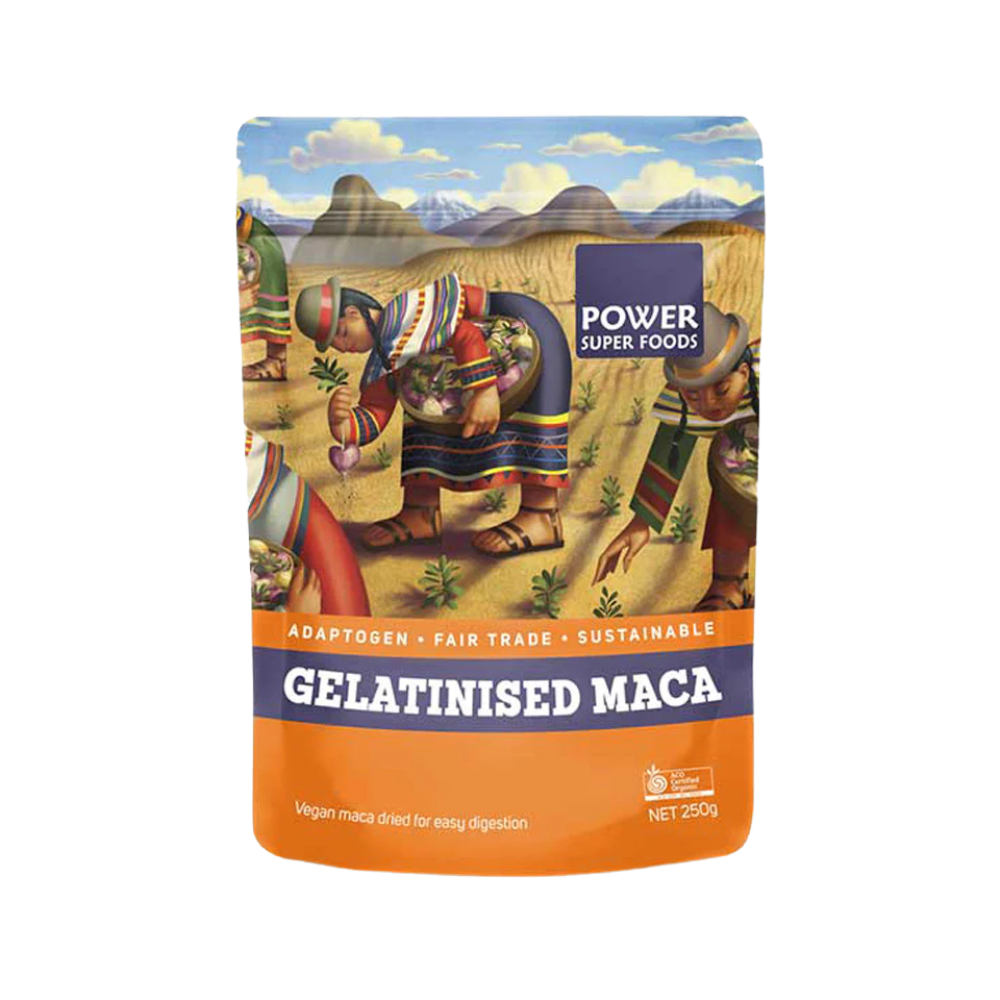 Power Super Foods: Gelatinised Maca Powder- 250g