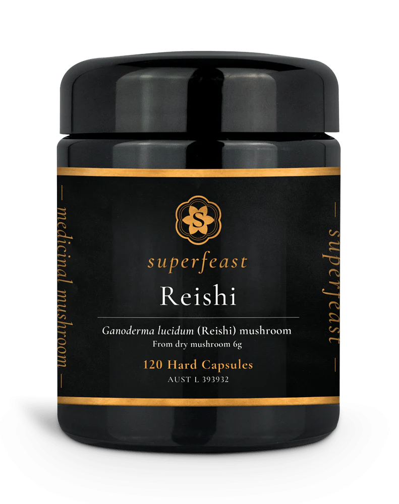 SuperFeast Reishi -120 Capsules - Nourishing Apothecary