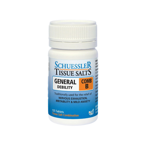 Schuessler Tissue Salts General Debility Combination B – Nourishing ...