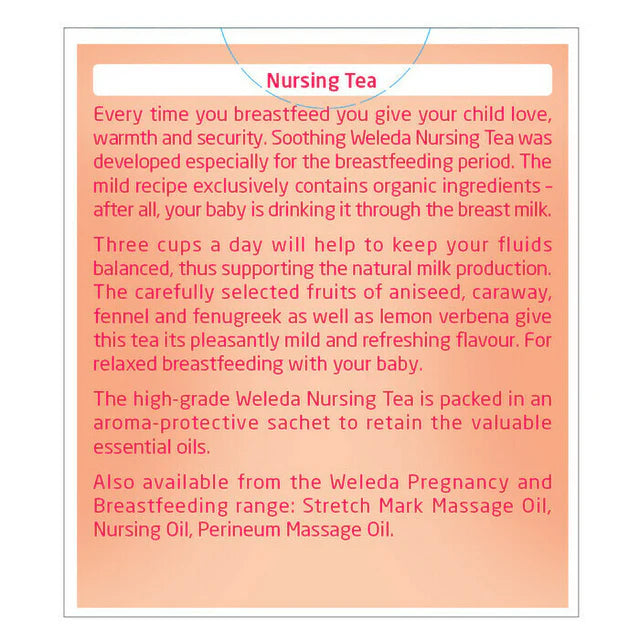 Weleda Nursing Tea to help with Breastfeeding - Nourishing Apothecary