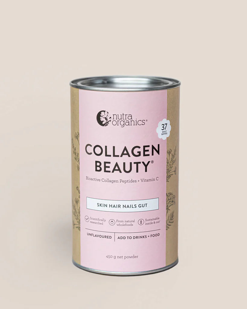 Nutra Organics Collagen Beauty Bioactive Collagen Peptides + Vitamin C - Nourishing Apothecary