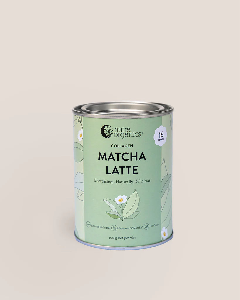 Nutra Organics Collagen Matcha Latte 100g - Nourishing Apothecary
