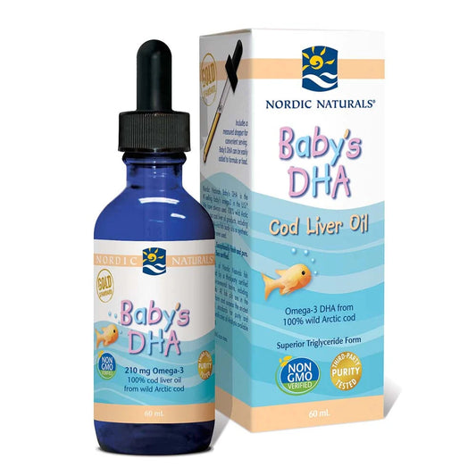 Nordic Naturals Babys DHA Liquid- 60ml - Nourishing Apothecary