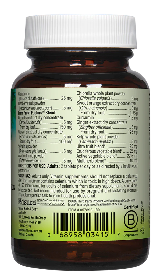 Whole Earth & Sea Hair, Skin & Nails- 60 tablets - Nourishing Apothecary