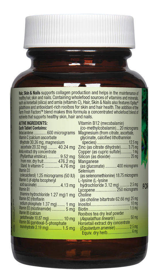 Whole Earth & Sea Hair, Skin & Nails- 60 tablets - Nourishing Apothecary