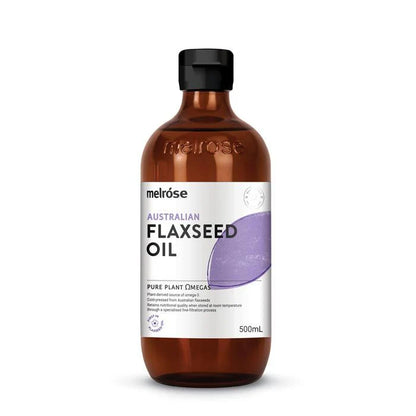 Melrose Australian Cold Pressed Flaxseed Oil- 500ml - Nourishing Apothecary