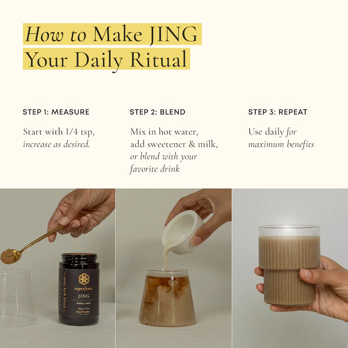 Superfeast Mushrooms: Jing- Energy + Focus Blend - Nourishing Apothecary